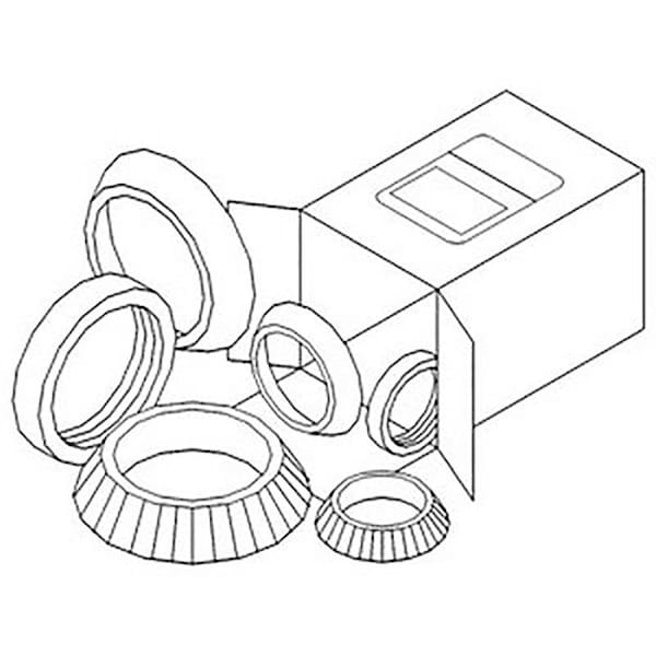 Aftermarket Wheel Bearing Kit Fits John Deere Tractor Models 2955 3055 4055 4440 WBKFits JD WBKJD8 - main